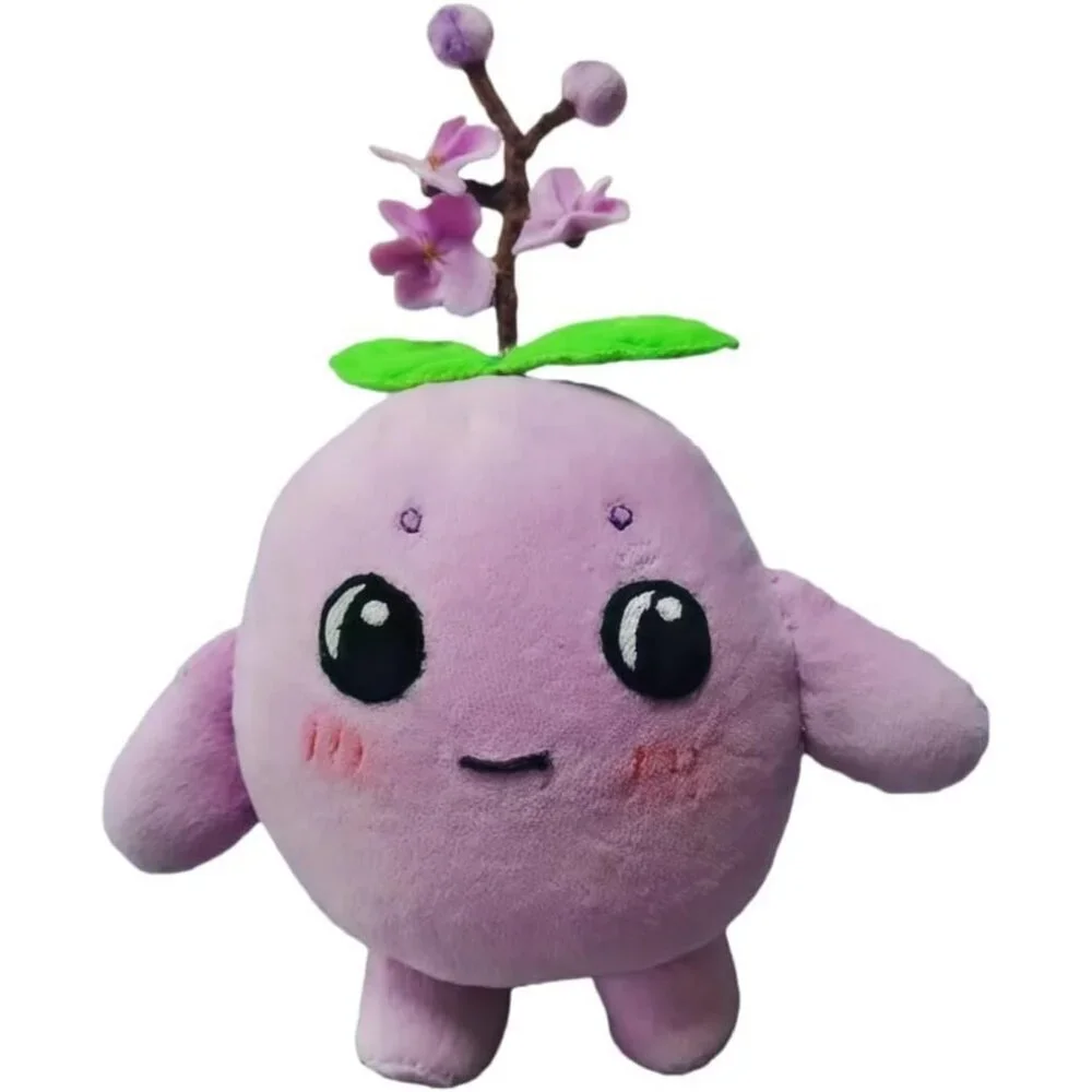 Unique Purple Plush Handmade Soft Stuffed Plum Doll Original Design Cute